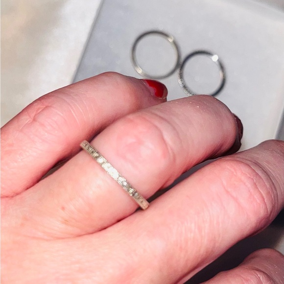 Sterling Silver Rings Set .925  different sizes - Picture 3 of 6